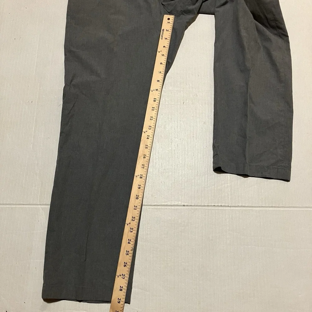 J.Crew Mens Cotton‎ Gray Pants Slacks Size 34 X 29 Casual Business Straight Leg